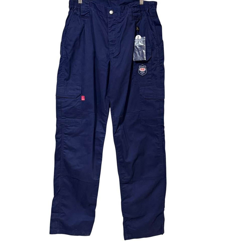 Bocomal Flame Resistant Field Pants Mens 34x34 Navy Blue FR Cargo NFPA 2112